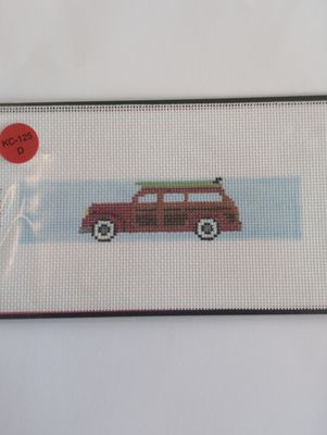Woody Wagon Red Key Fob