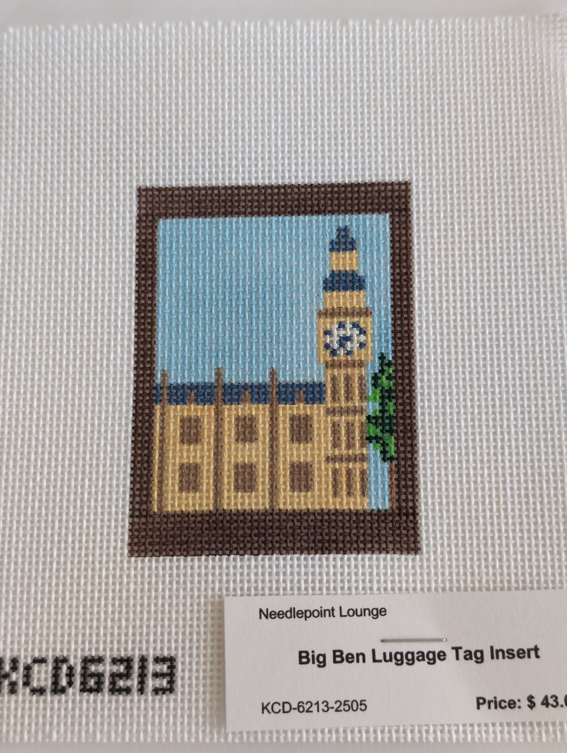 Big Ben Luggage Tag Insert