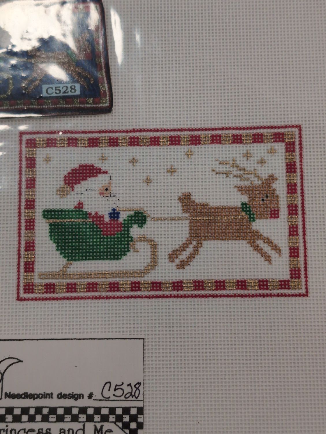 In A One Horse Open Sleigh C528 w SG