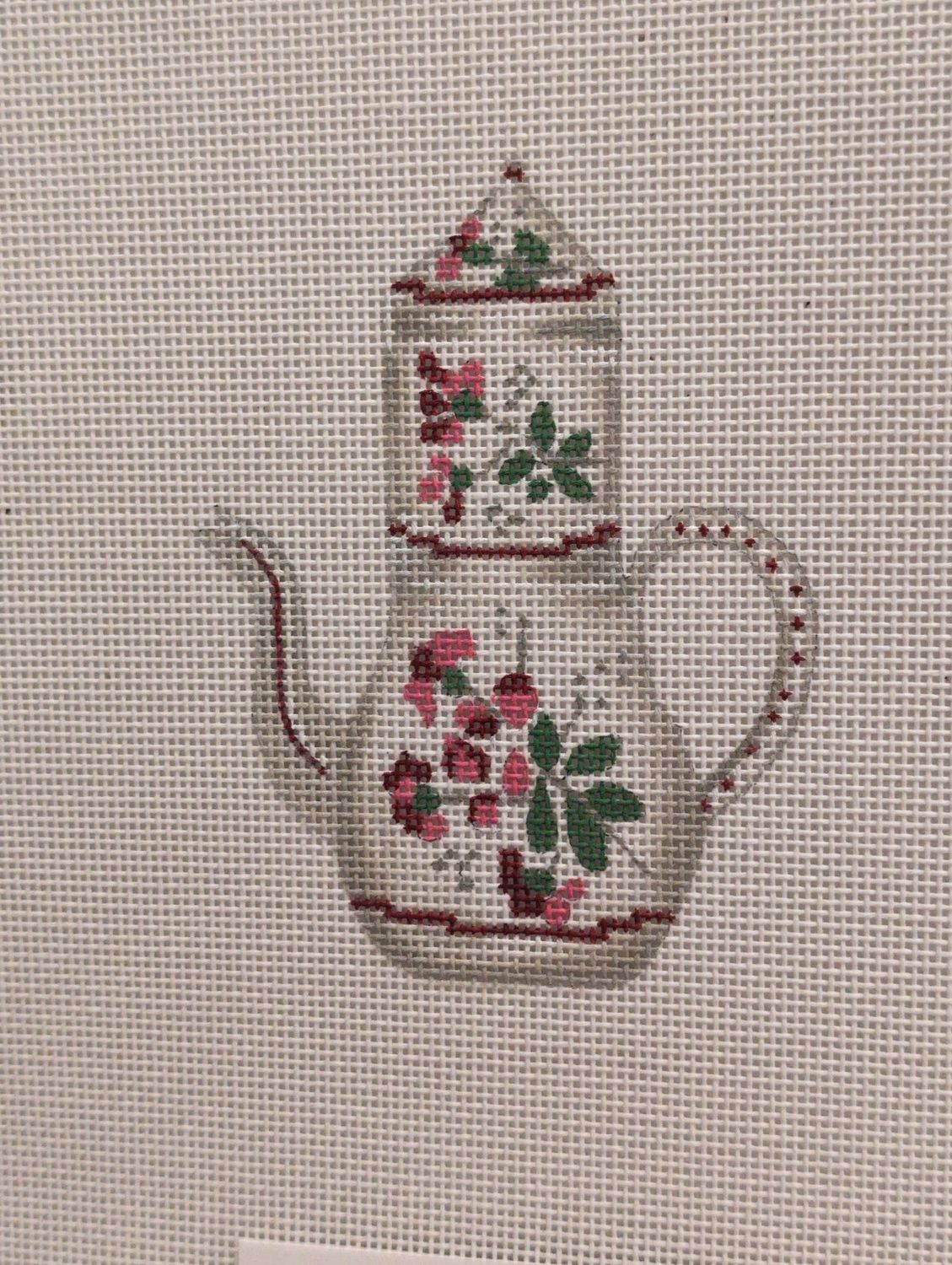 White &amp; Red Kettle