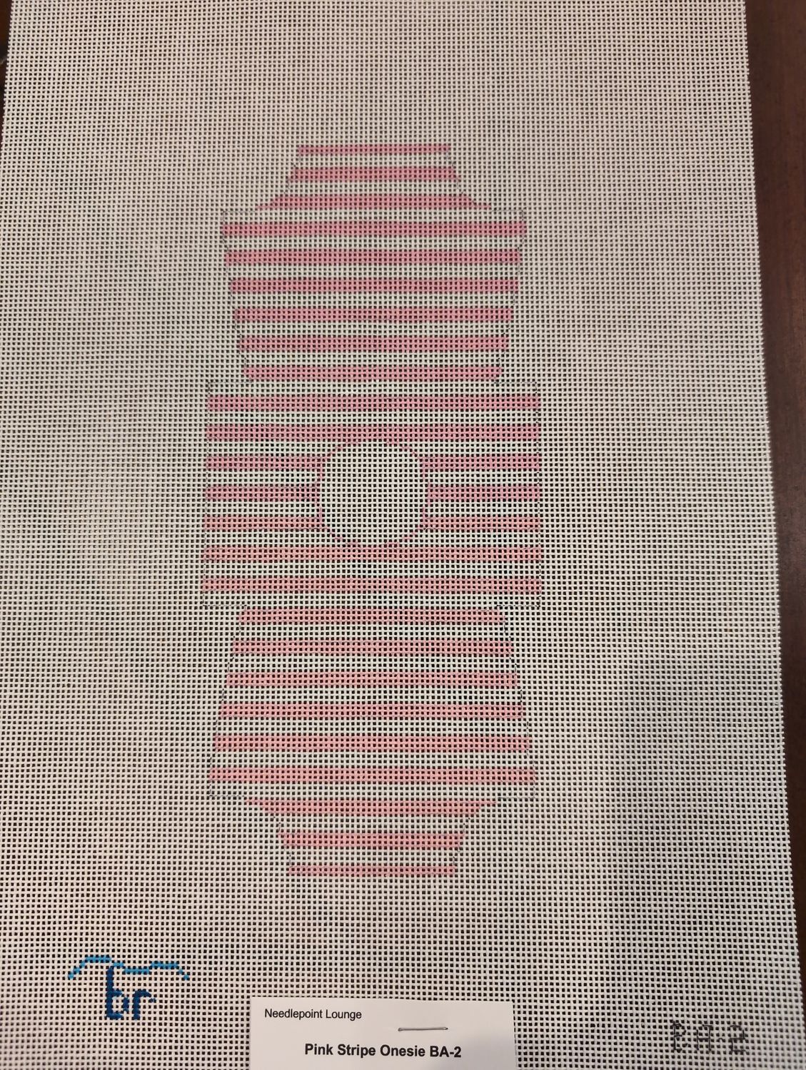 Pink Stripe Onesie BA-2