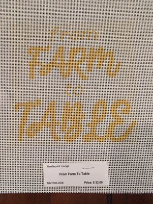 From Farm To Table