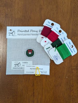 Key Fob Insert: Wreath Kit