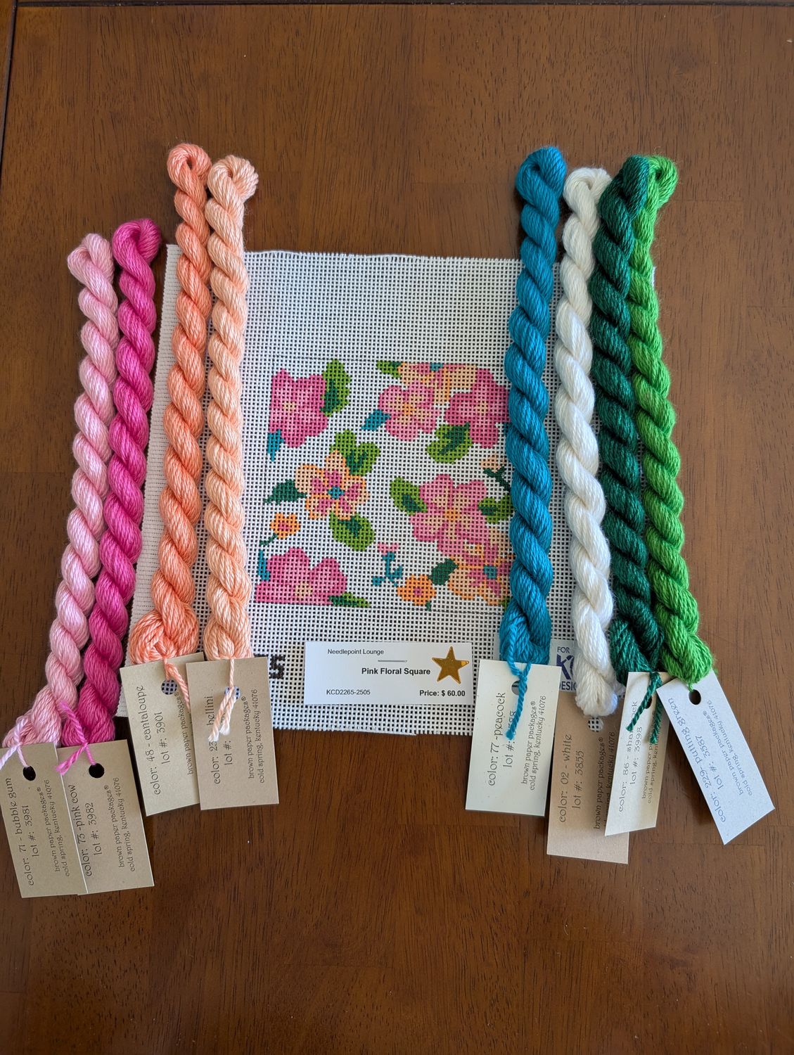 Pink Floral Square Kit