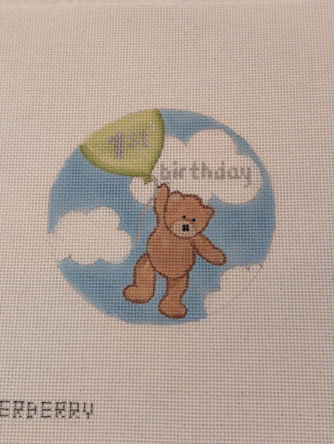 Flying High Teddy 1st B-day  Green