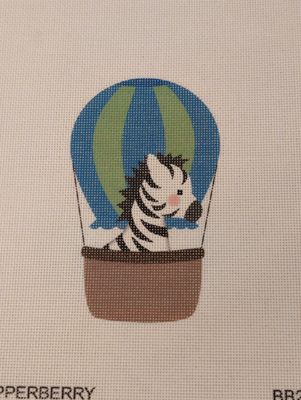 Blue Balloon Critter, Zebra