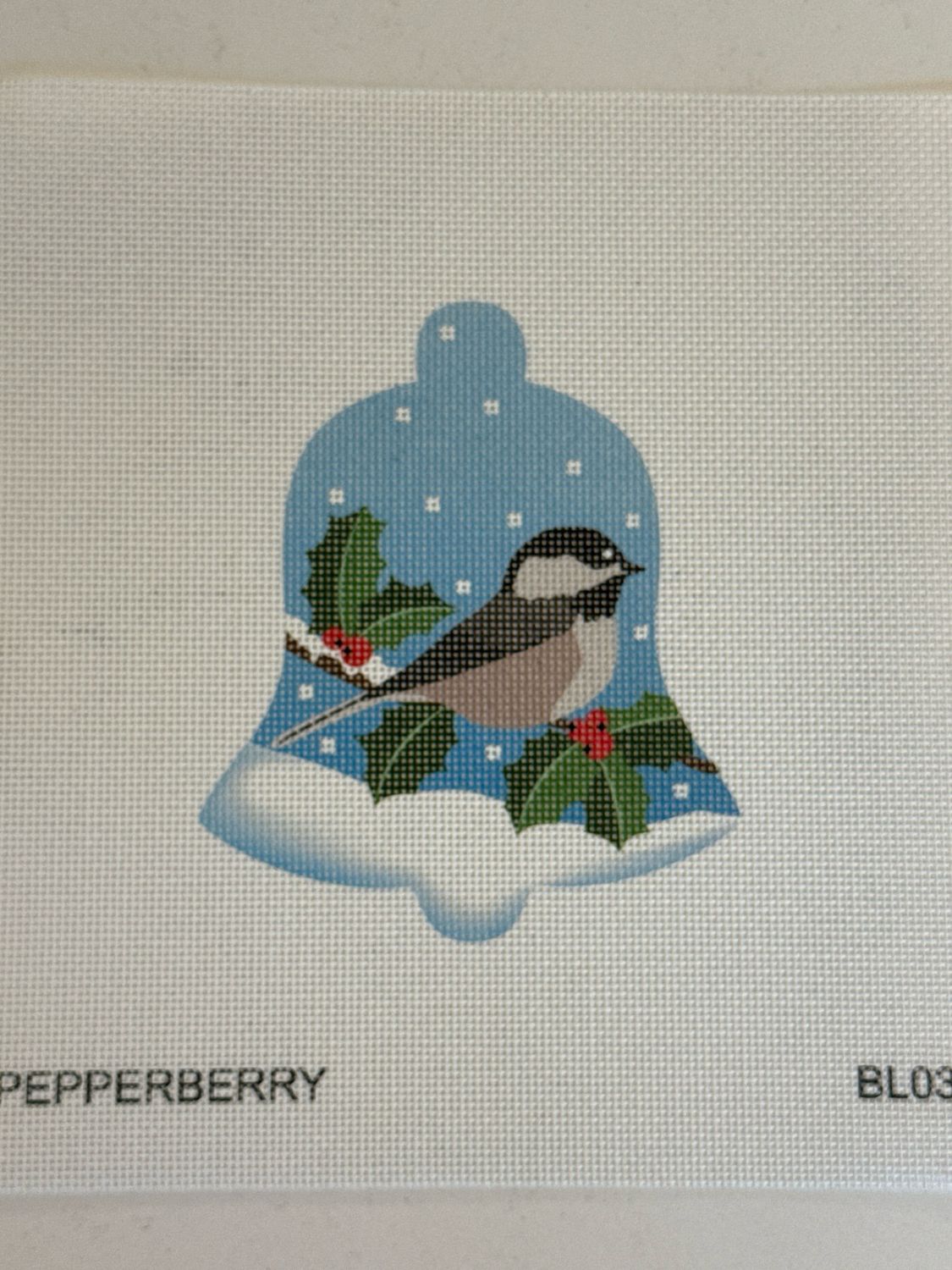 Chickadee Snow Bell