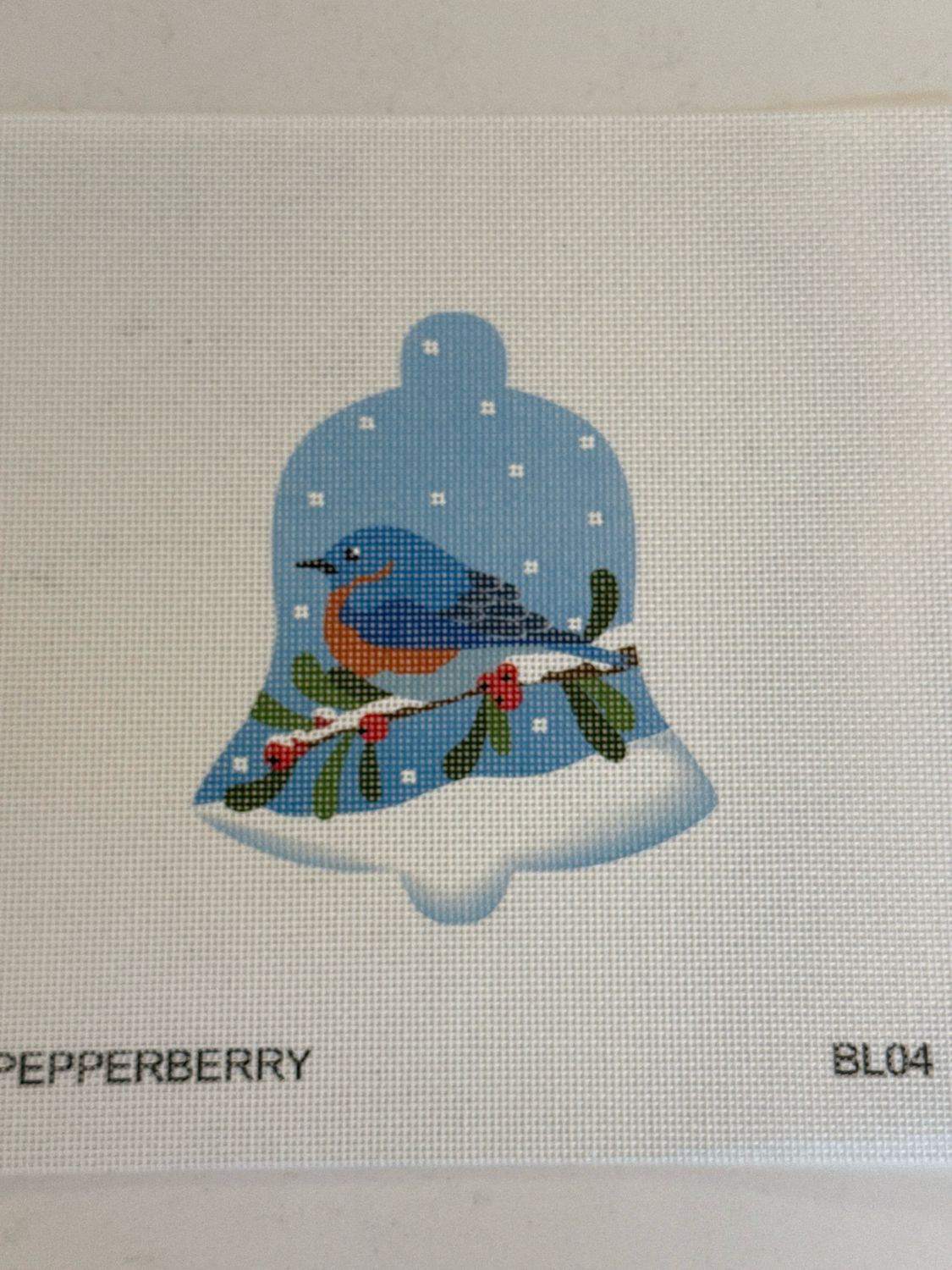 Blue Bird Snow Bell