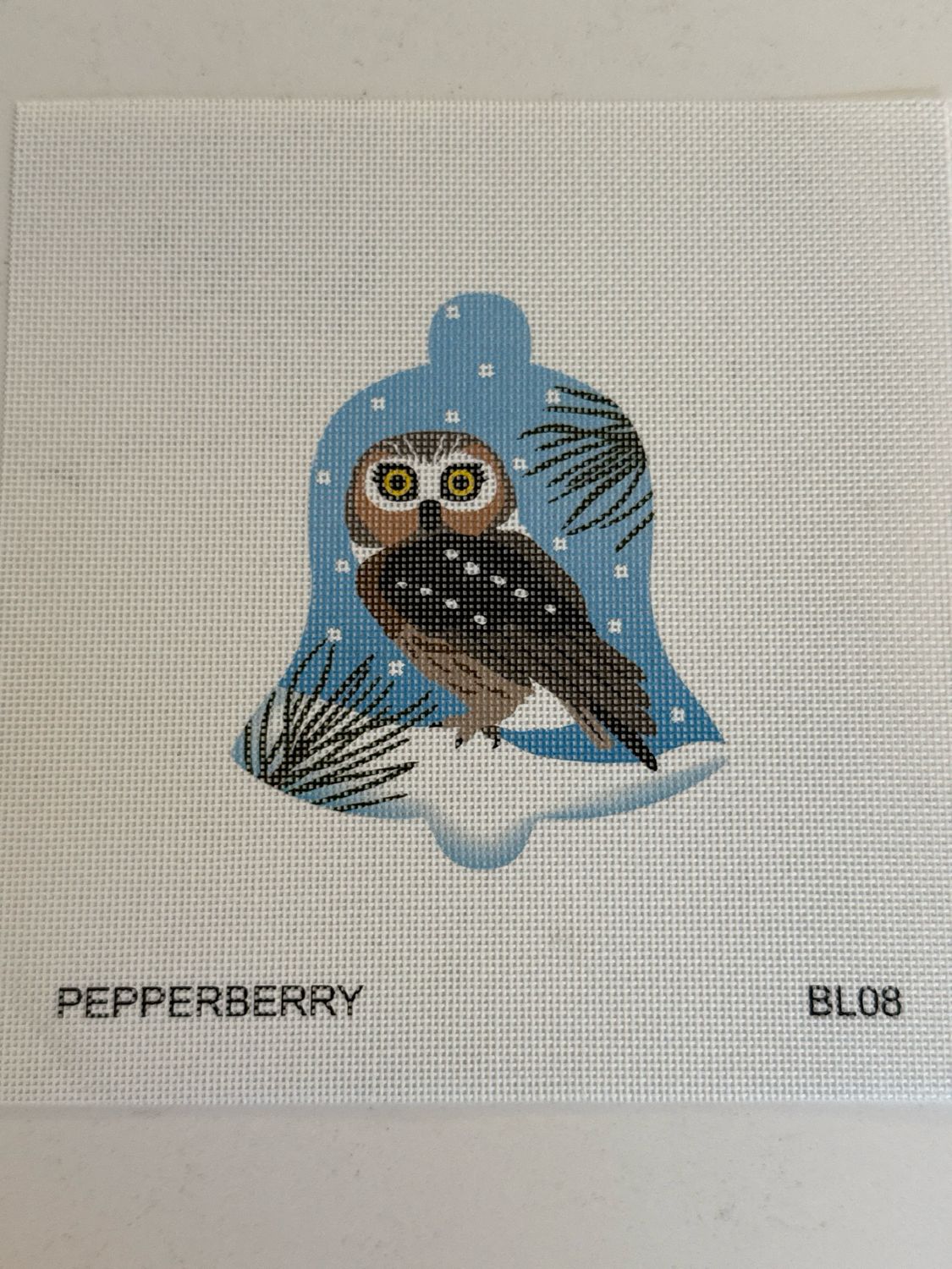 Saw-Whet Owl Snow Bell