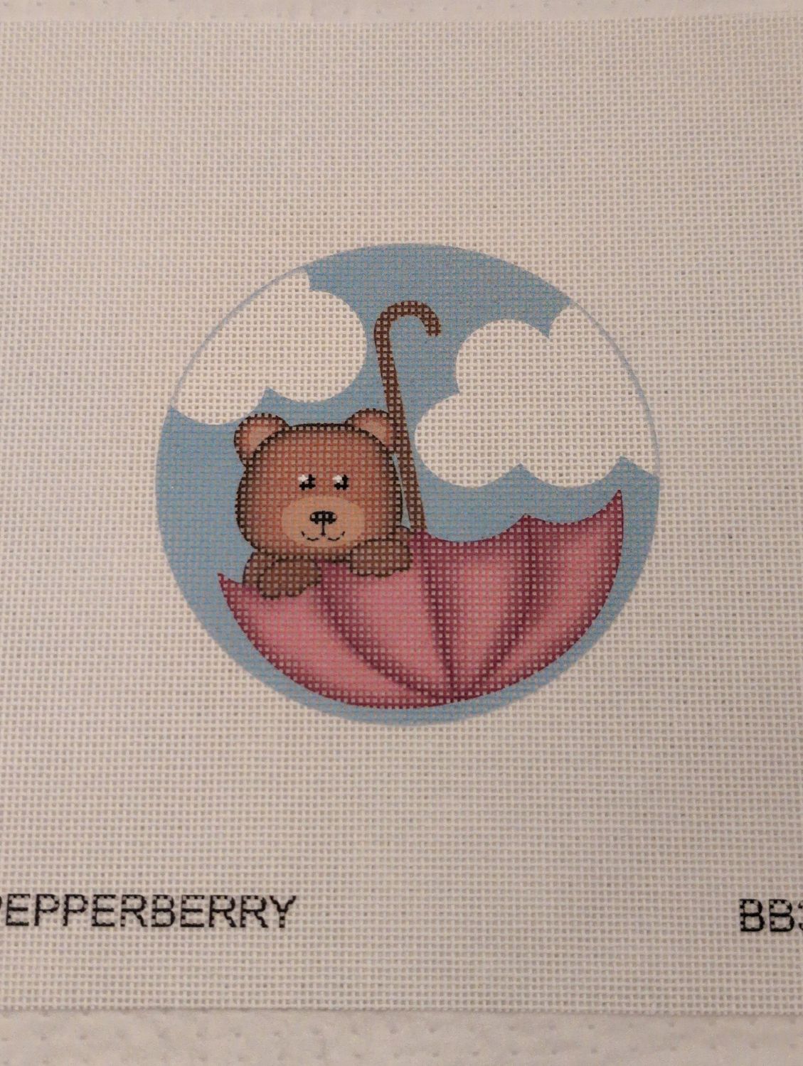 Umbrella Bear, Pink