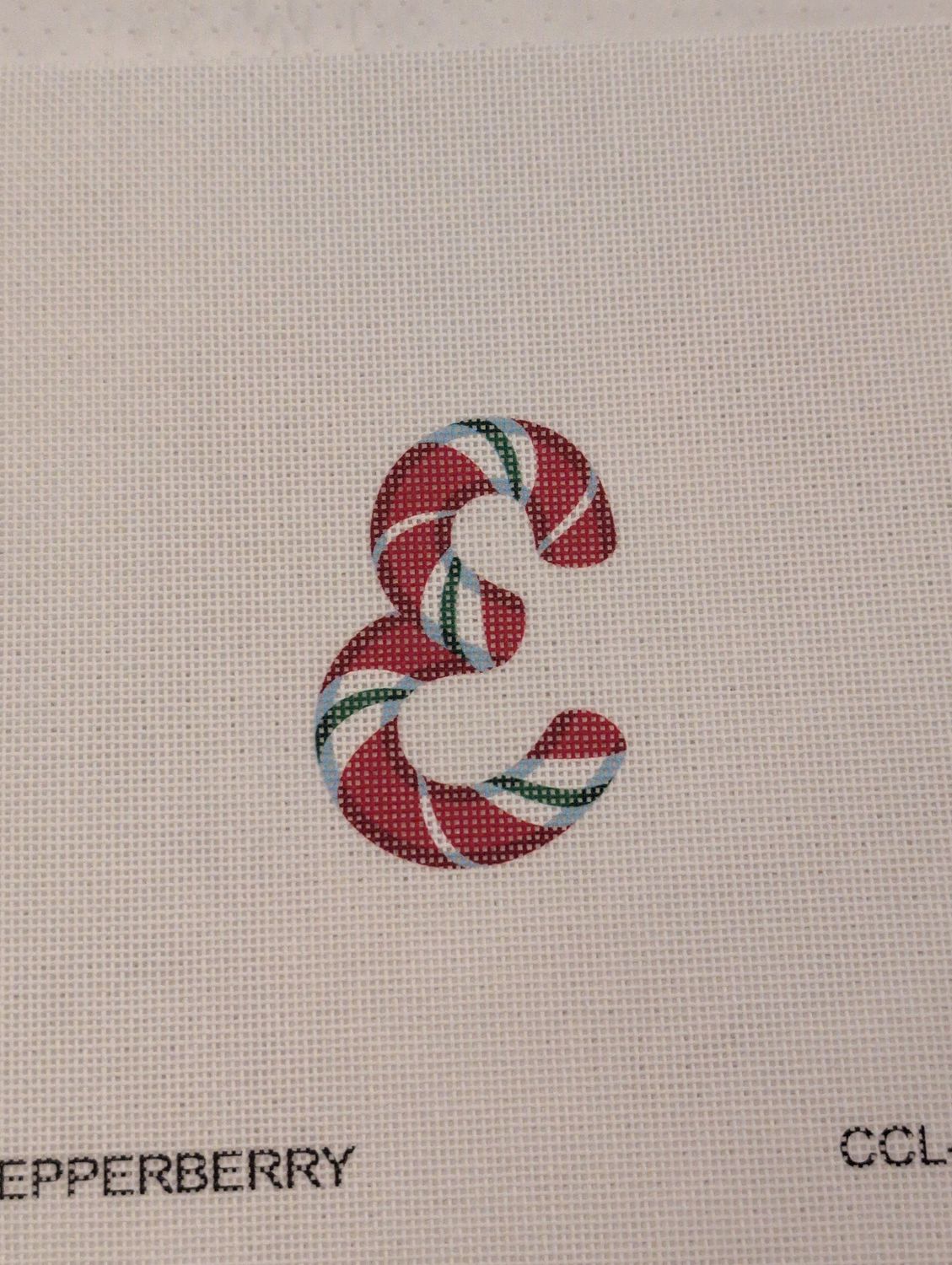 Candy Cane Letter E