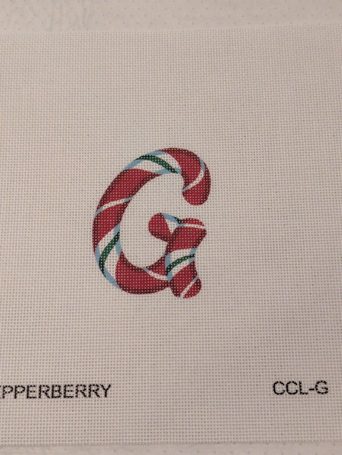 Candy Cane Letter G