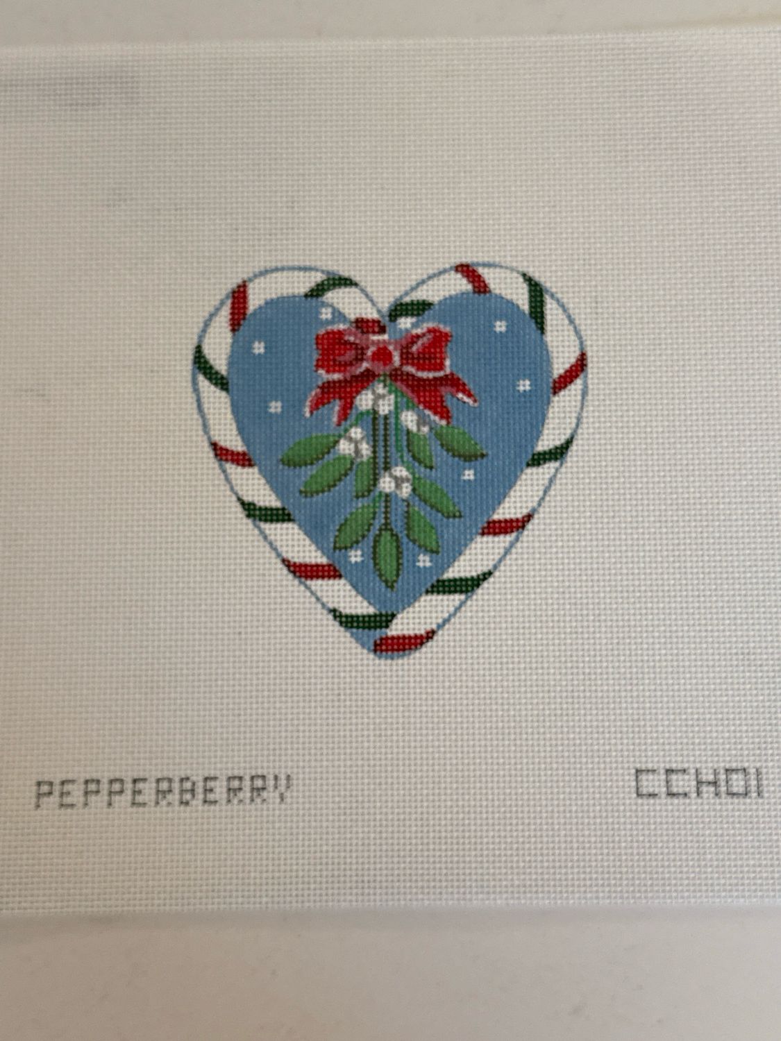 Candy Cane Heart, Mistletoe