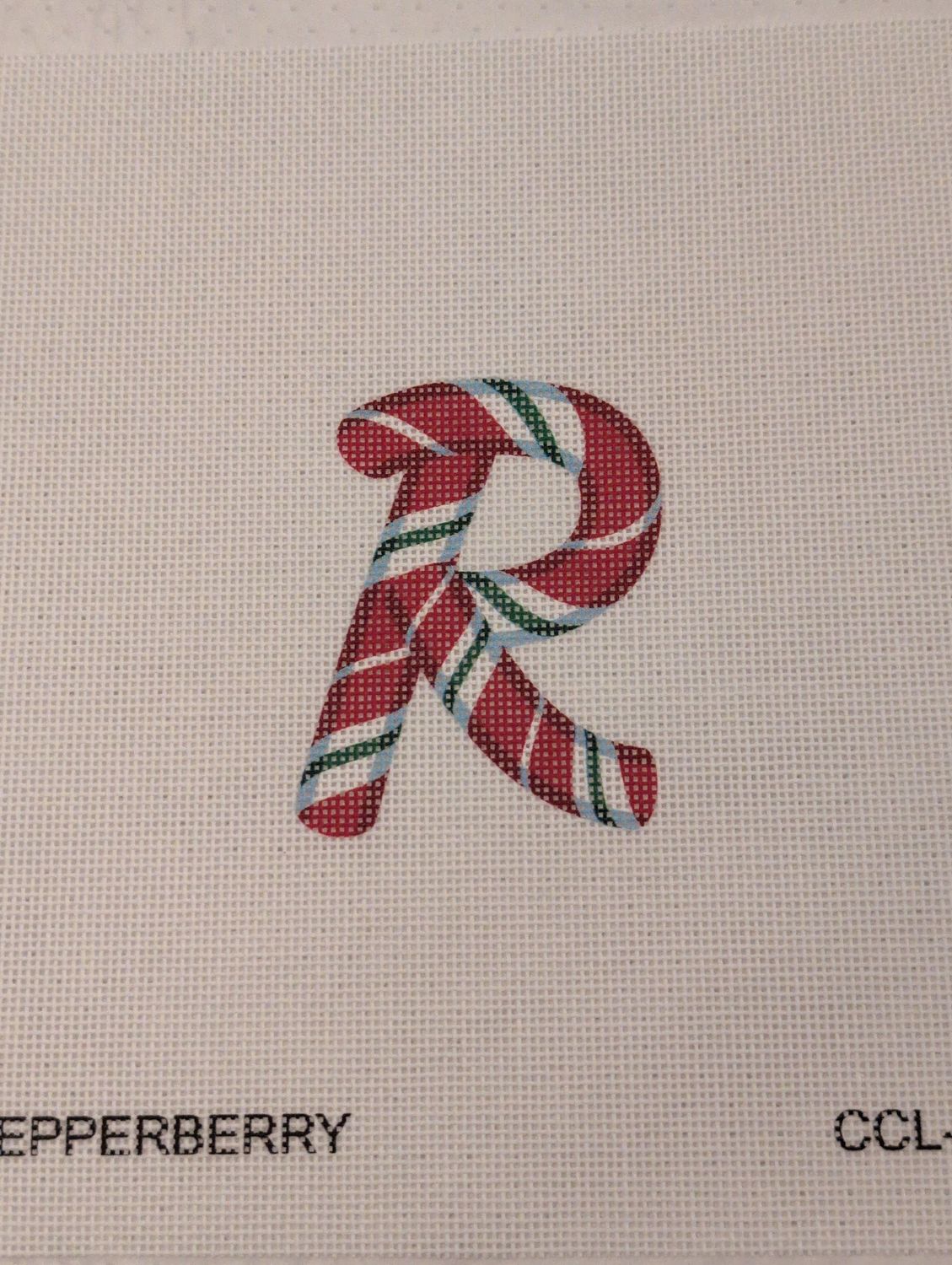 Candy Cane Letter R
