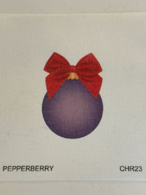 Classic Glass Ornament, Purple