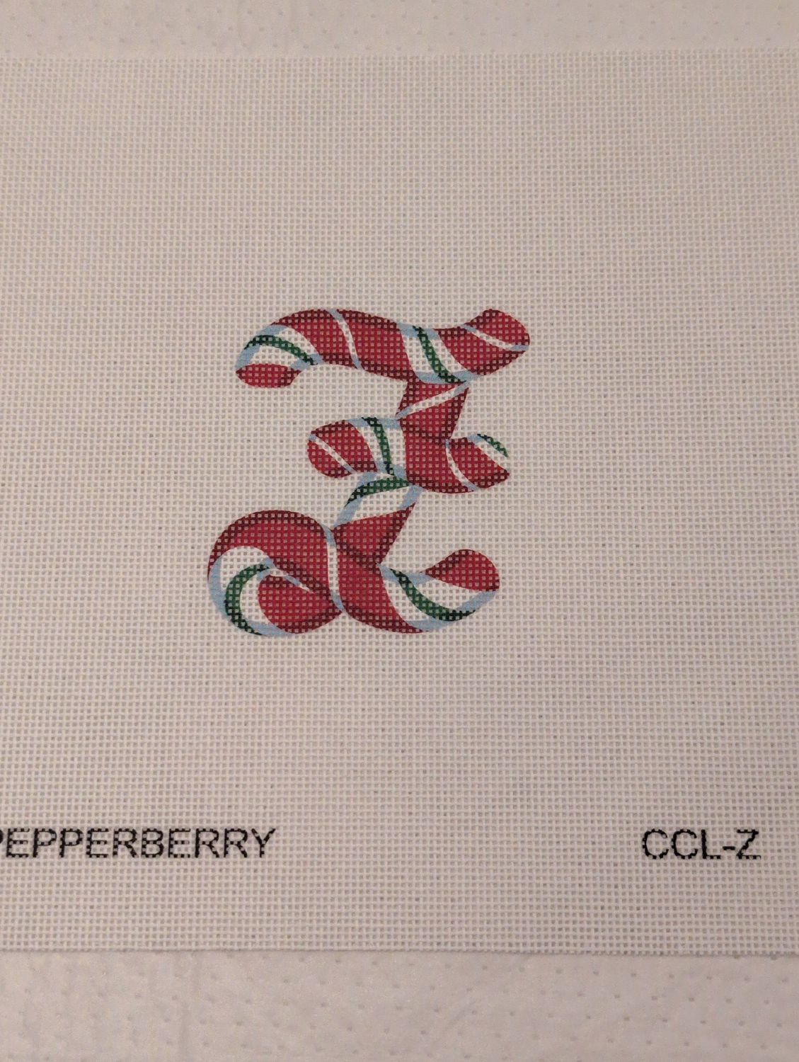 Candy Cane Letter Z