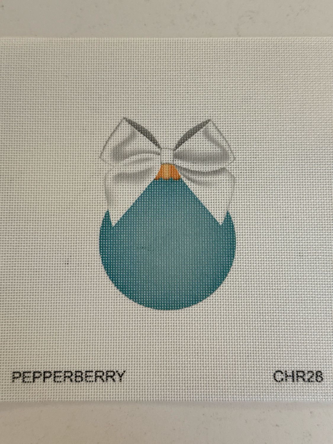 Classic Glass Ornament, Robin Egg Blue