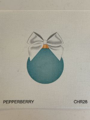Classic Glass Ornament, Robin Egg Blue
