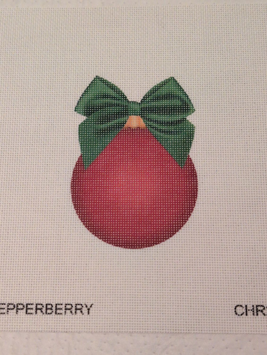 Classic Glass Ornament, Red