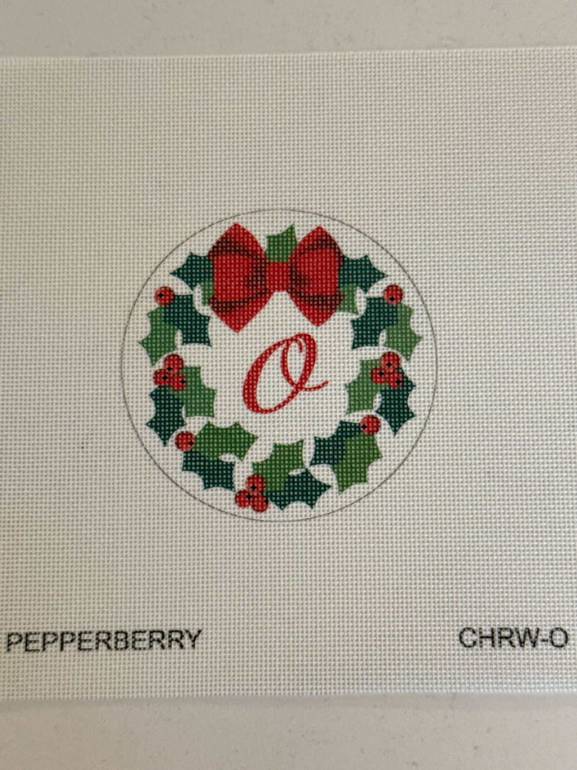 Monogram Wreath O
