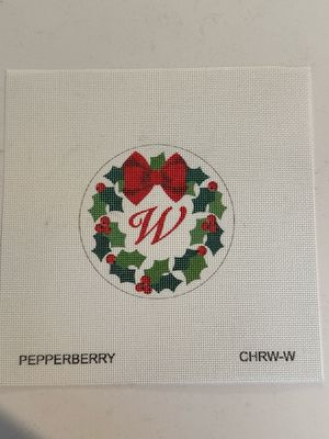 Monogram Wreath W