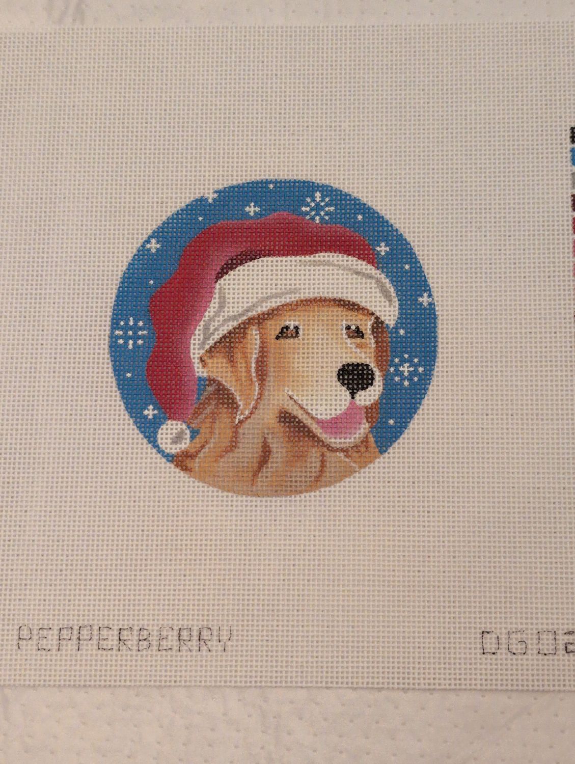 Golden Retriever Santa