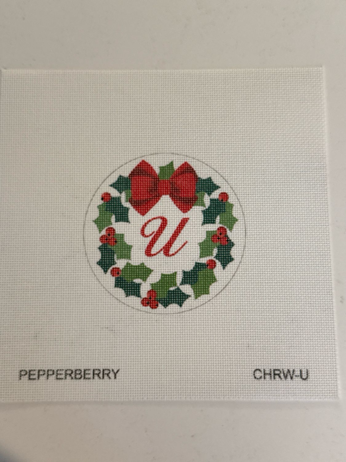 Monogram Wreath U