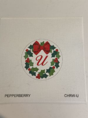 Monogram Wreath U