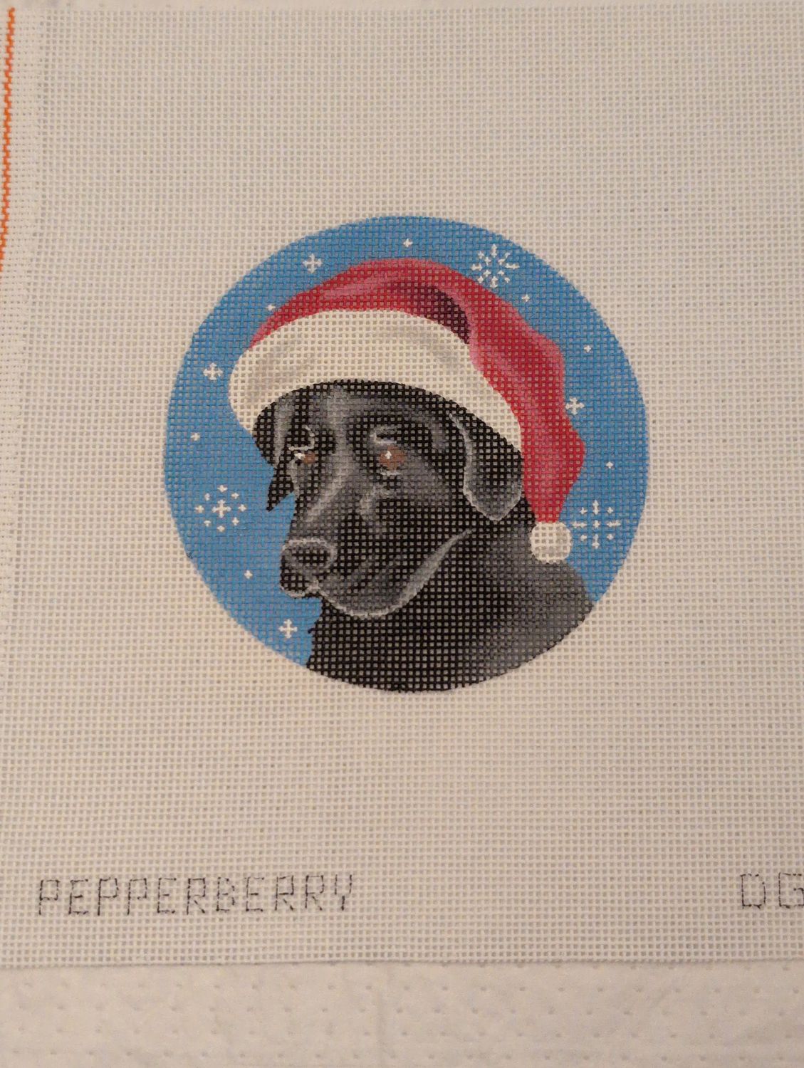 Black Lab Santa