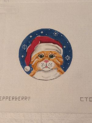 Orange Tabby Santa