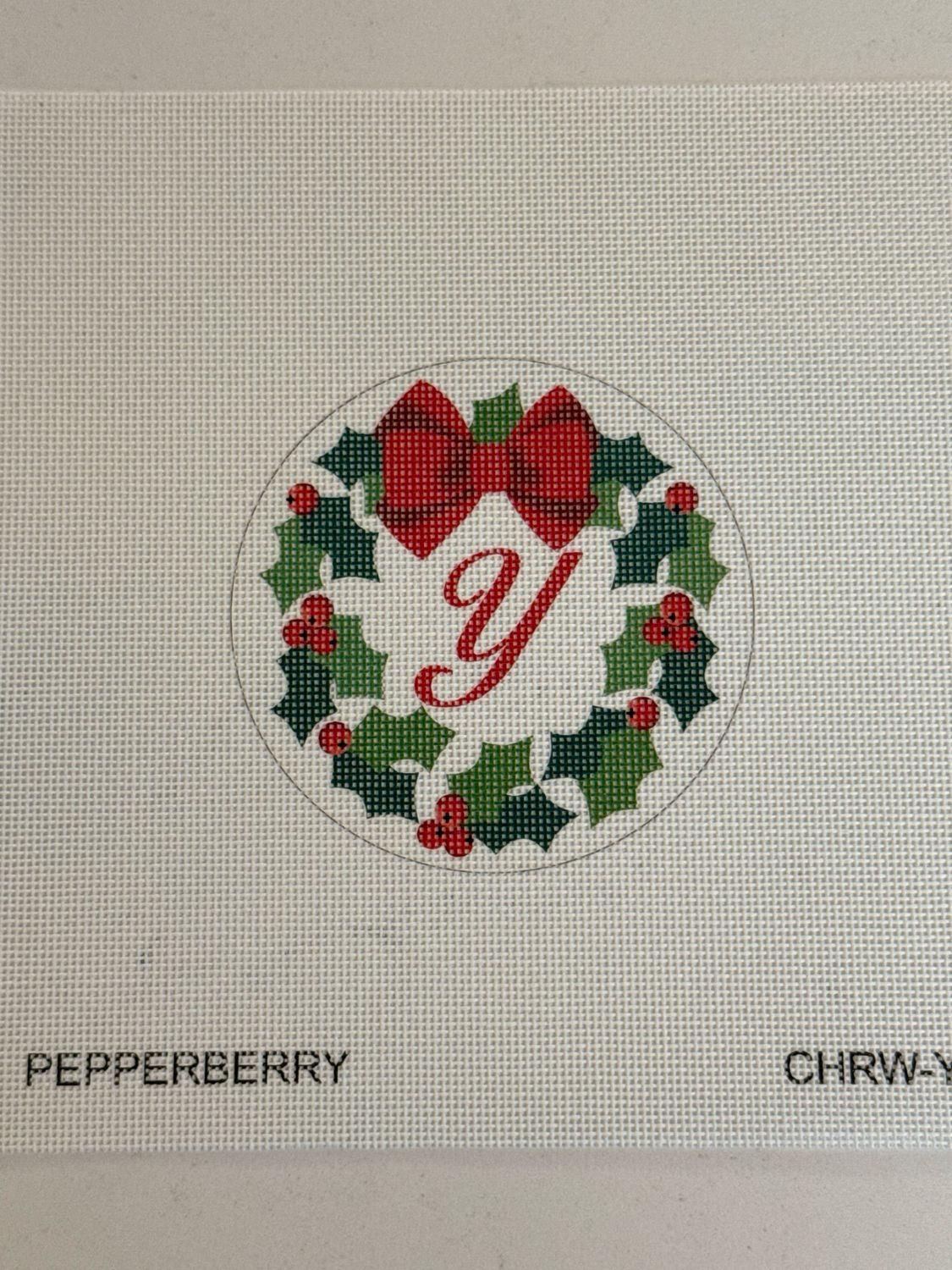Monogram Wreath Y