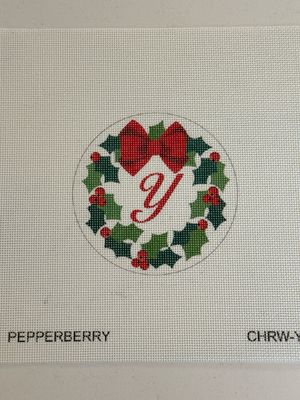 Monogram Wreath Y