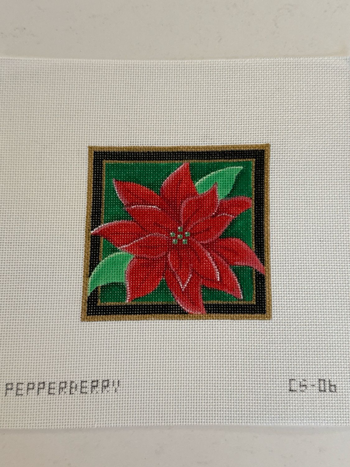 Christmas Coaster, Poinsettia