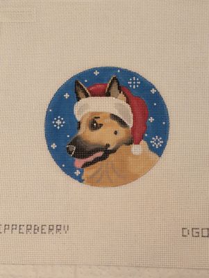 German Shepard Santa