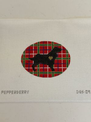 Plaid Silhouette Springer Spaniel