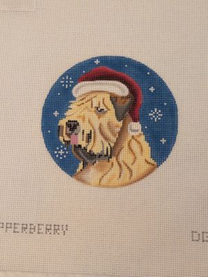 Wheaten Terrier Santa