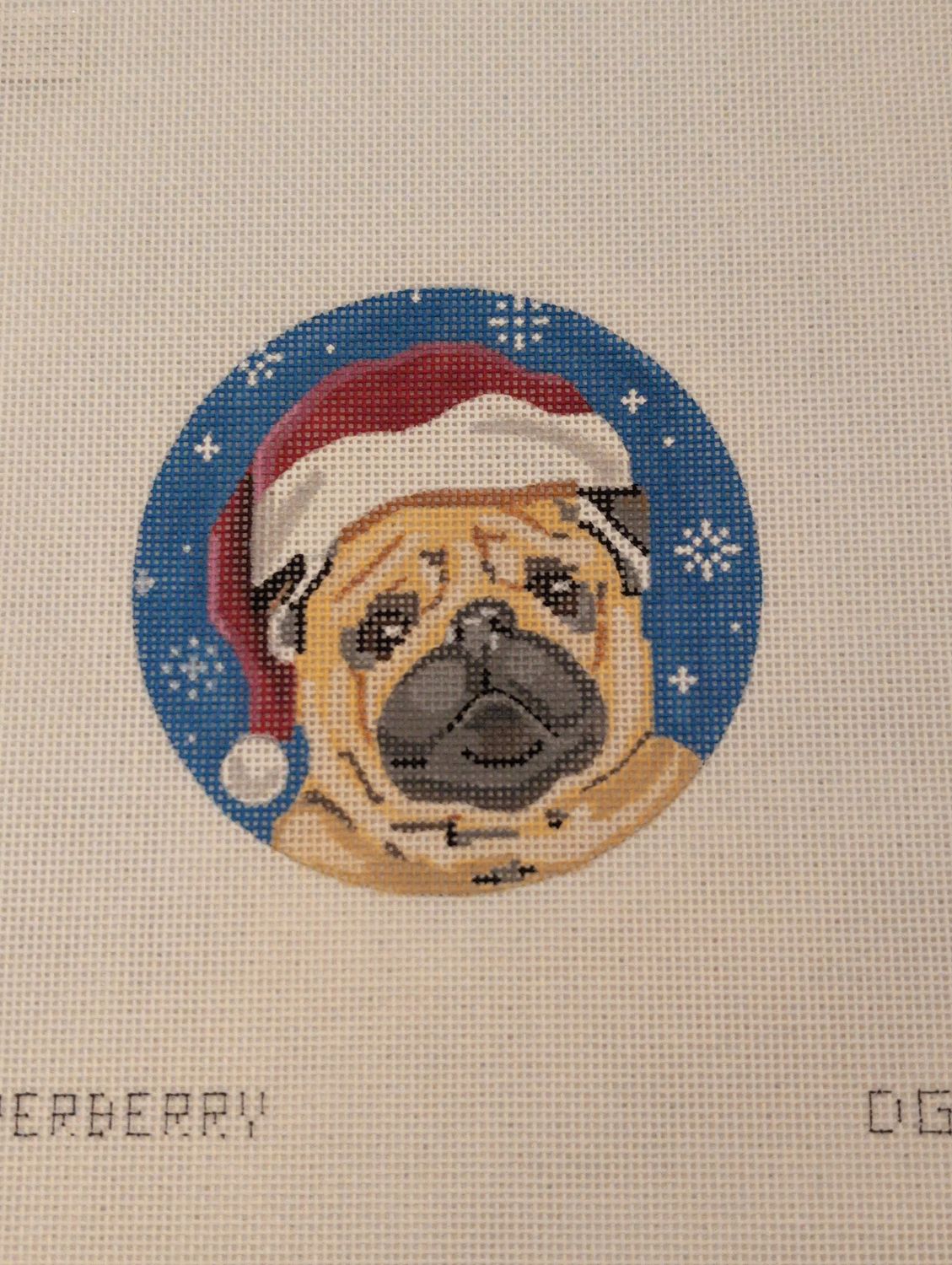Pug Santa