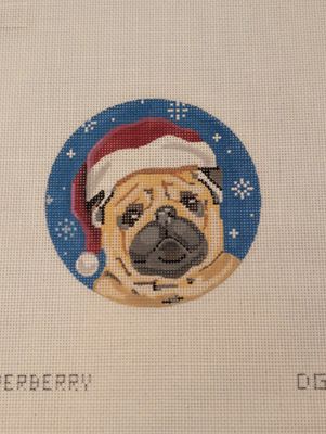 Pug Santa