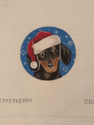 Dachshund Santa