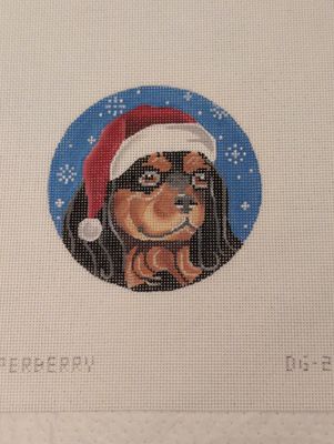Black and Tan Cavalier Santa