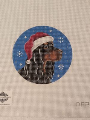 Gordon Setter Santa