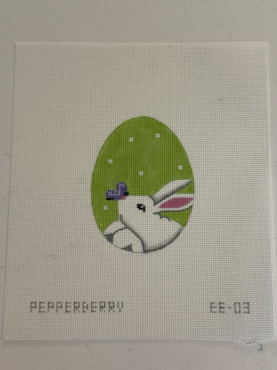Butterfly Bunny Flat Egg