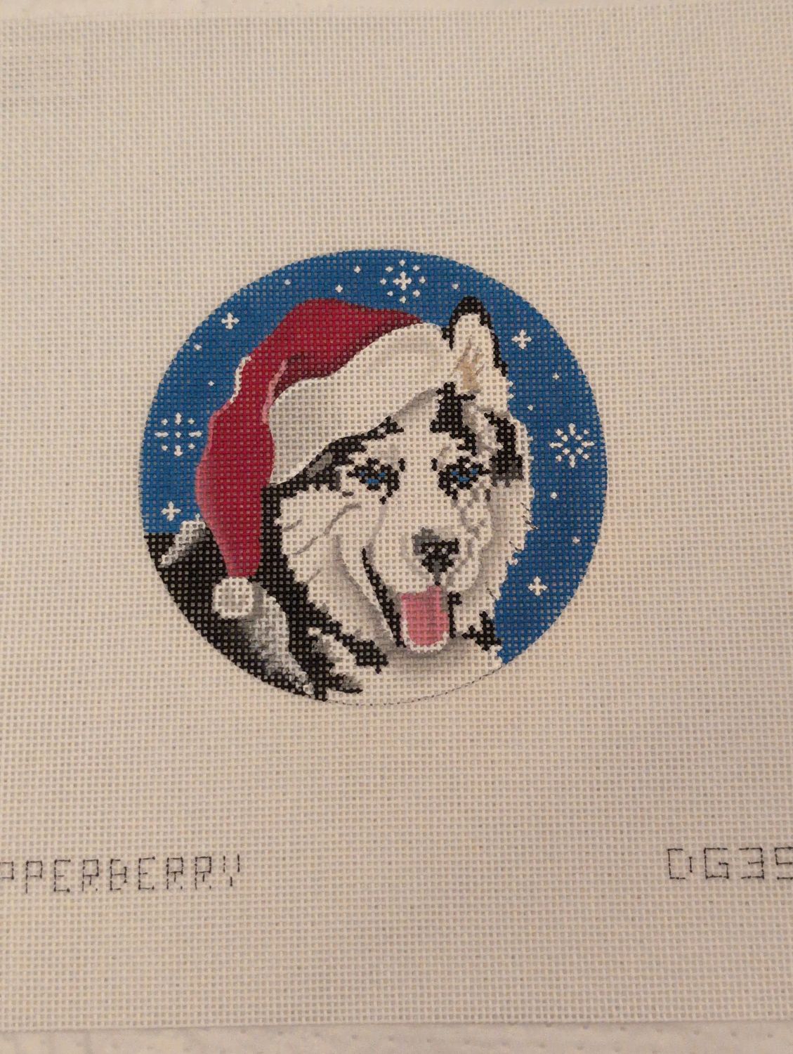 Husky Santa