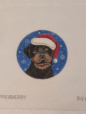 Rottweiler Santa Dog
