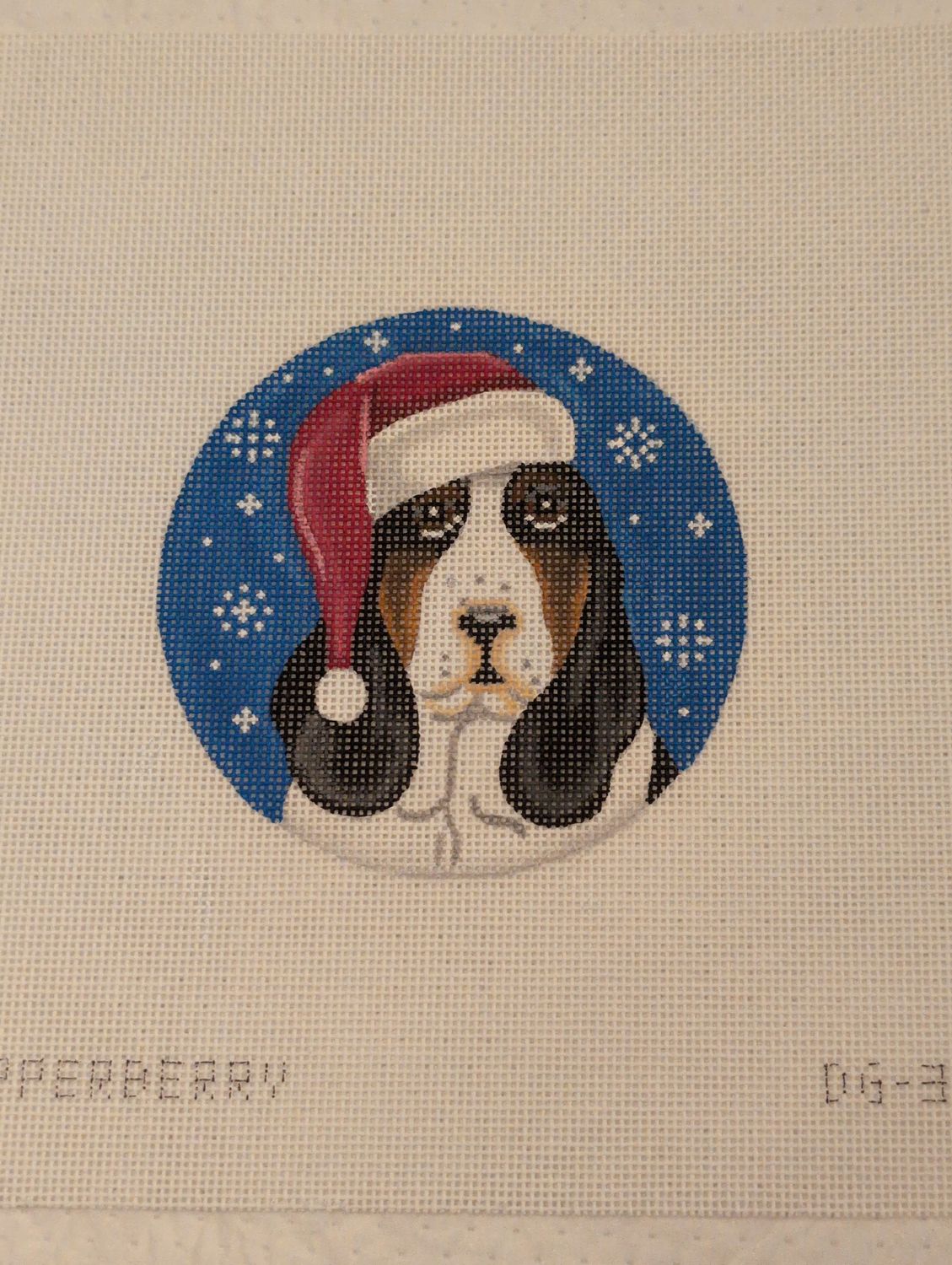 Bassett Hound Santa