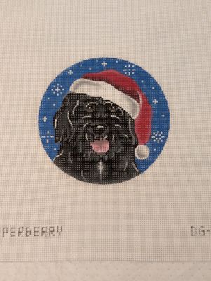 Portuguese Water Dog Santa