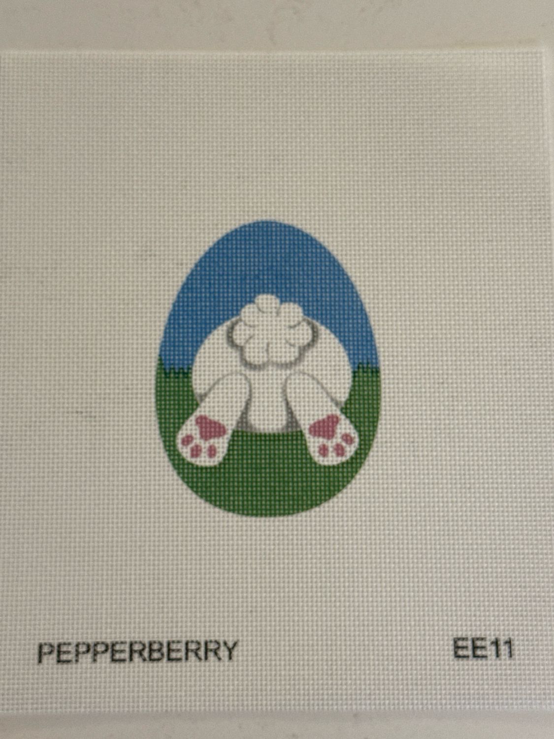 Bunny Butt Flat Egg