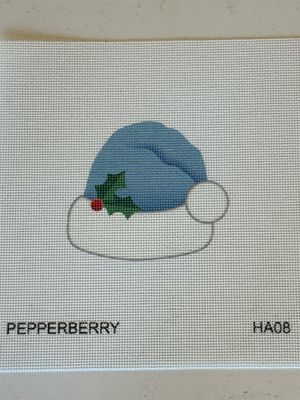 Blue Santa Hat
