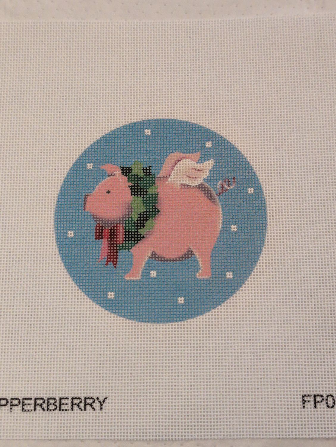 Flying Pig w/ Wreath