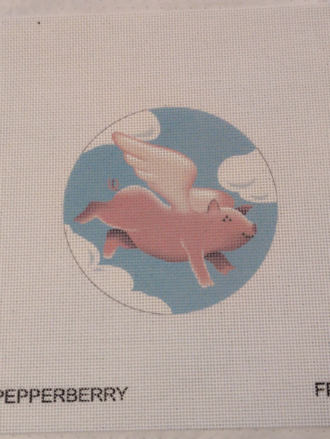 Flying pig/clouds